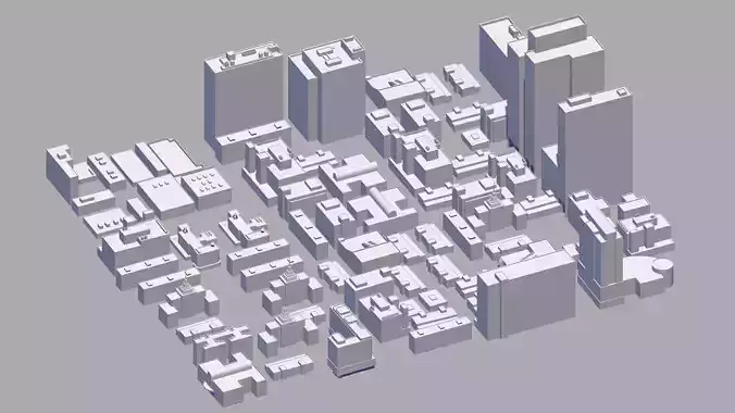 Buildings City building industrial park commercial housing