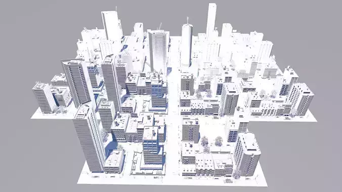 Buildings City building industrial park commercial housing