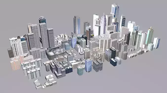 Buildings City building industrial park commercial housing