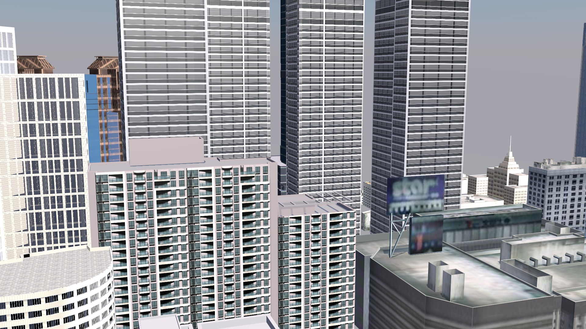 Buildings City building industrial park commercial housing 3D model_15