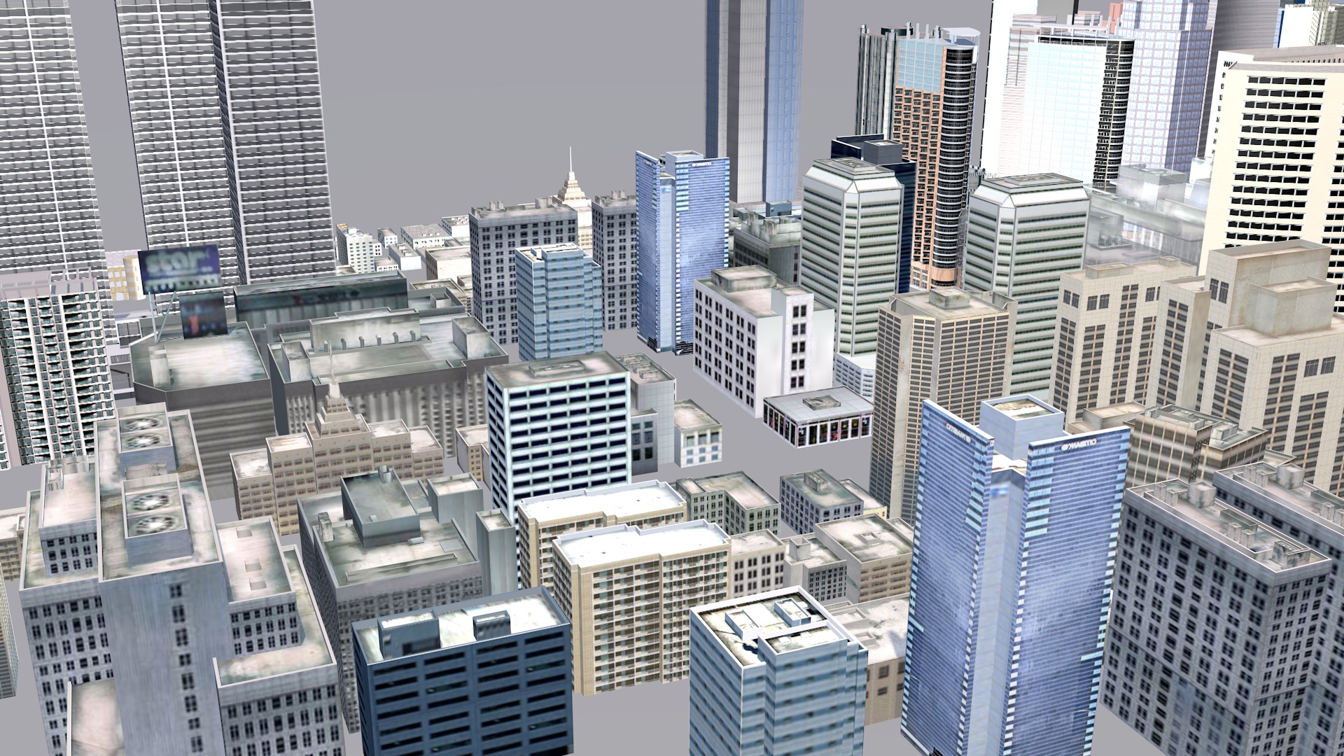 Buildings City building industrial park commercial housing 3D model_16
