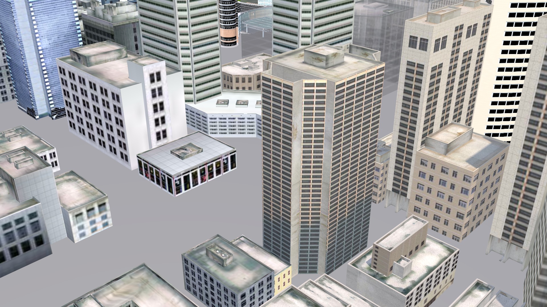 Buildings City building industrial park commercial housing 3D model_1