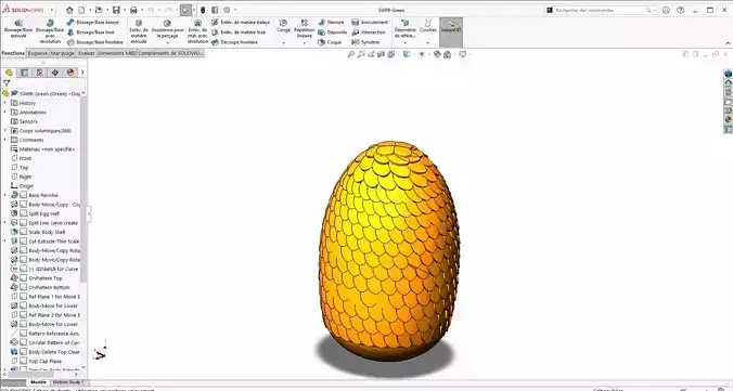 Egg dragons decoration