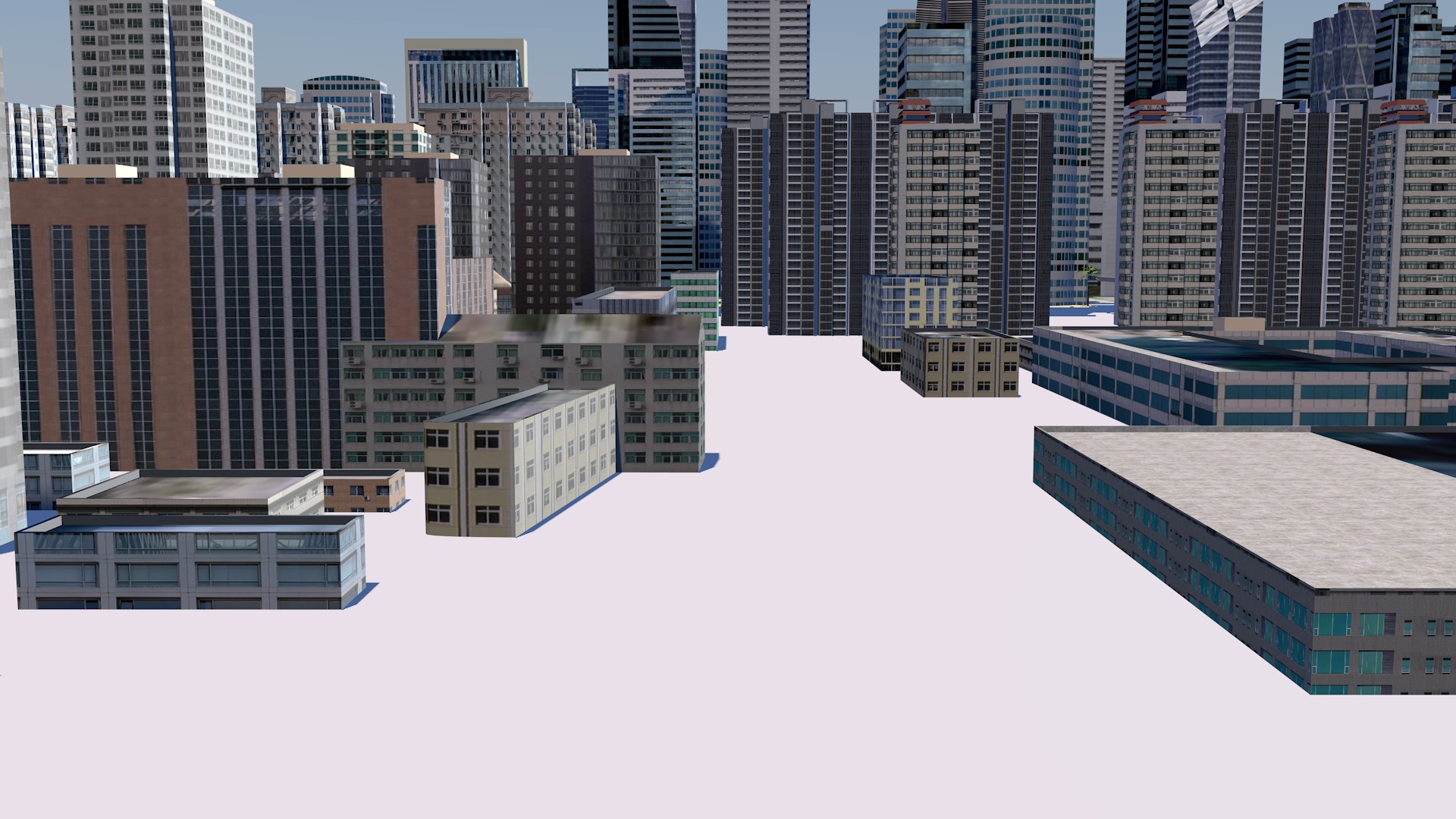 Buildings City building industrial park commercial housing 3D model_3