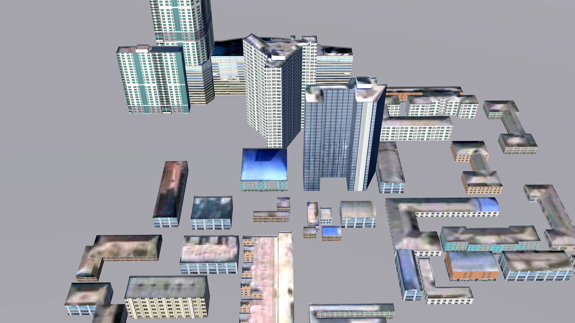 Buildings City building industrial park commercial housing 3D model_10