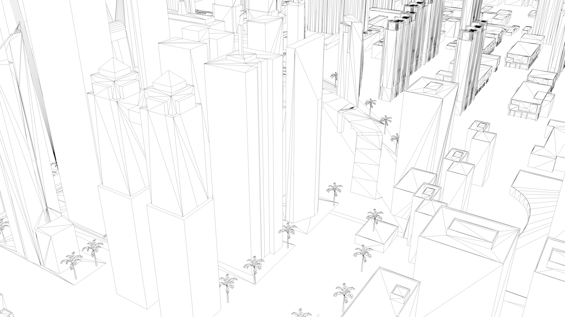 Buildings City building industrial park commercial housing 3D model_25