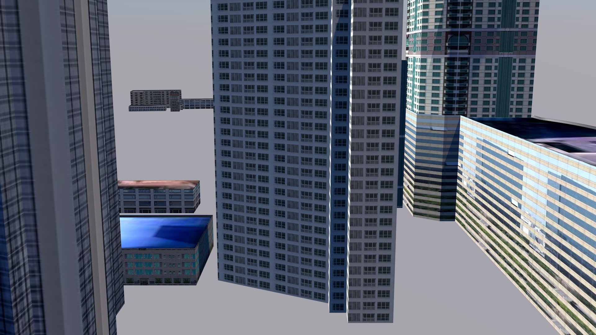 Buildings City building industrial park commercial housing 3D model_13