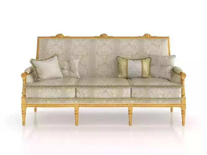 Victorian 3-seater sofa by Modenese