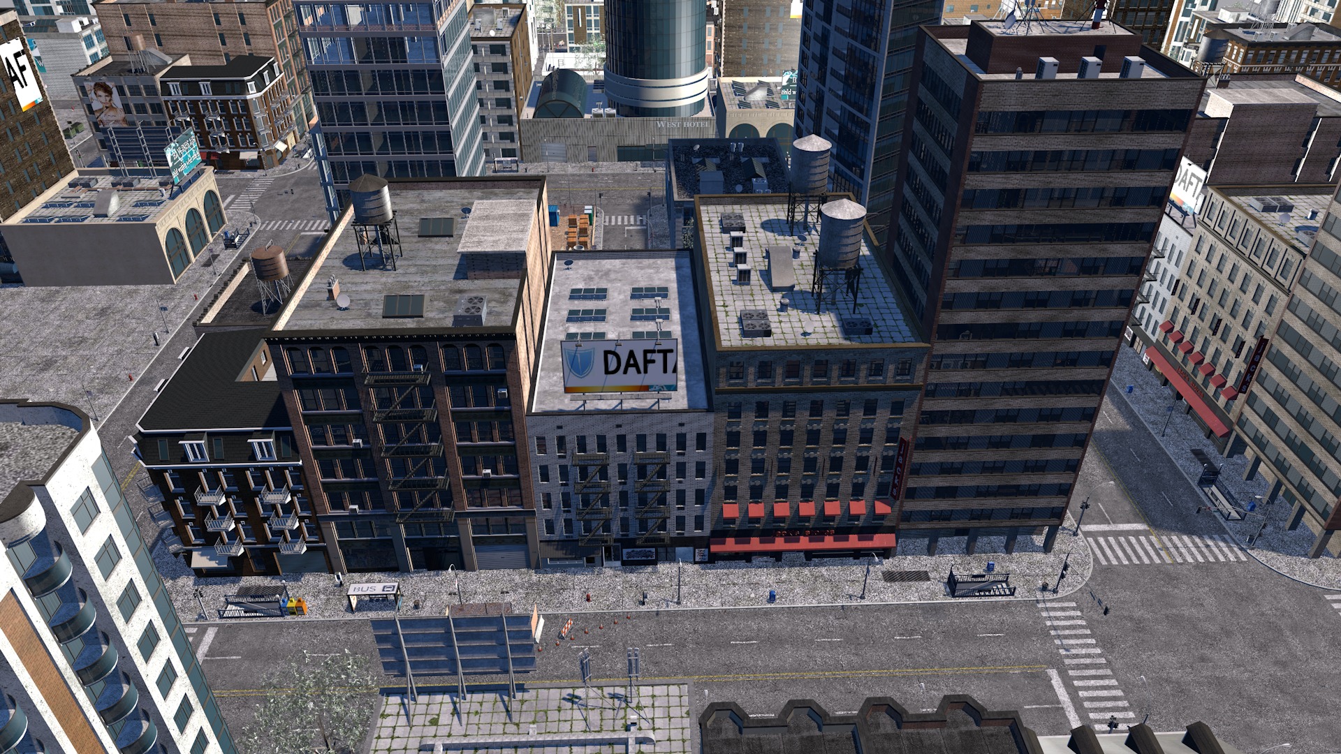 Buildings City building industrial park commercial housing 3D model_5