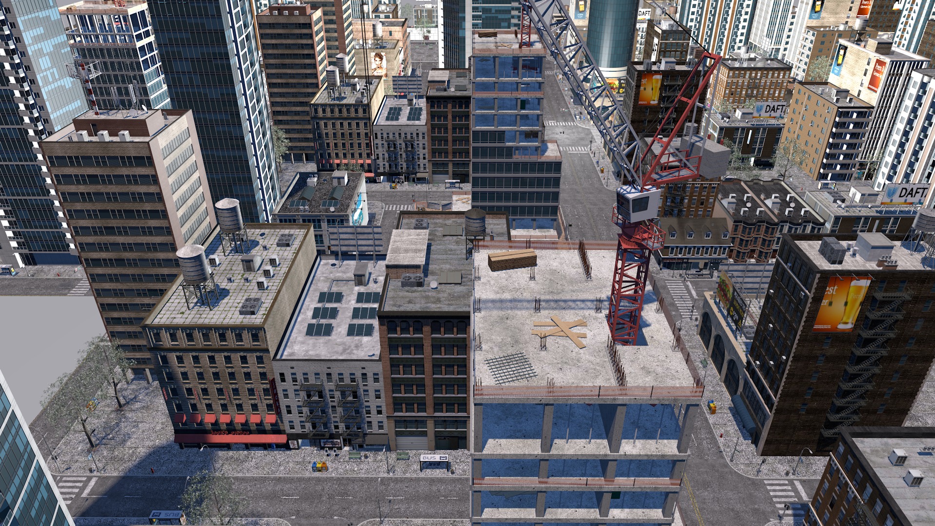 Buildings City building industrial park commercial housing 3D model_18