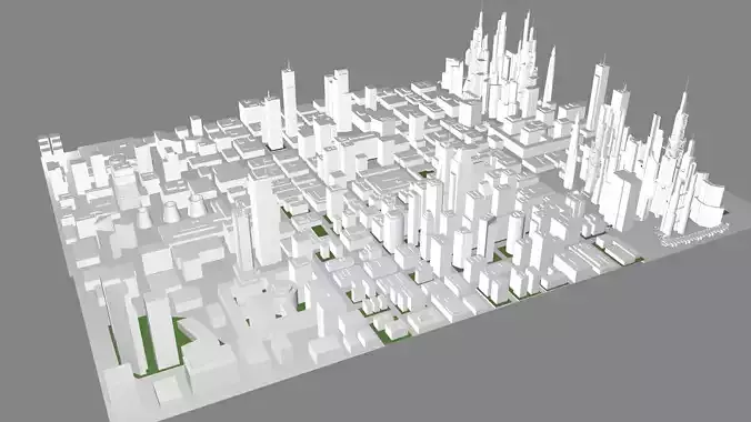 Buildings City building industrial park commercial housing