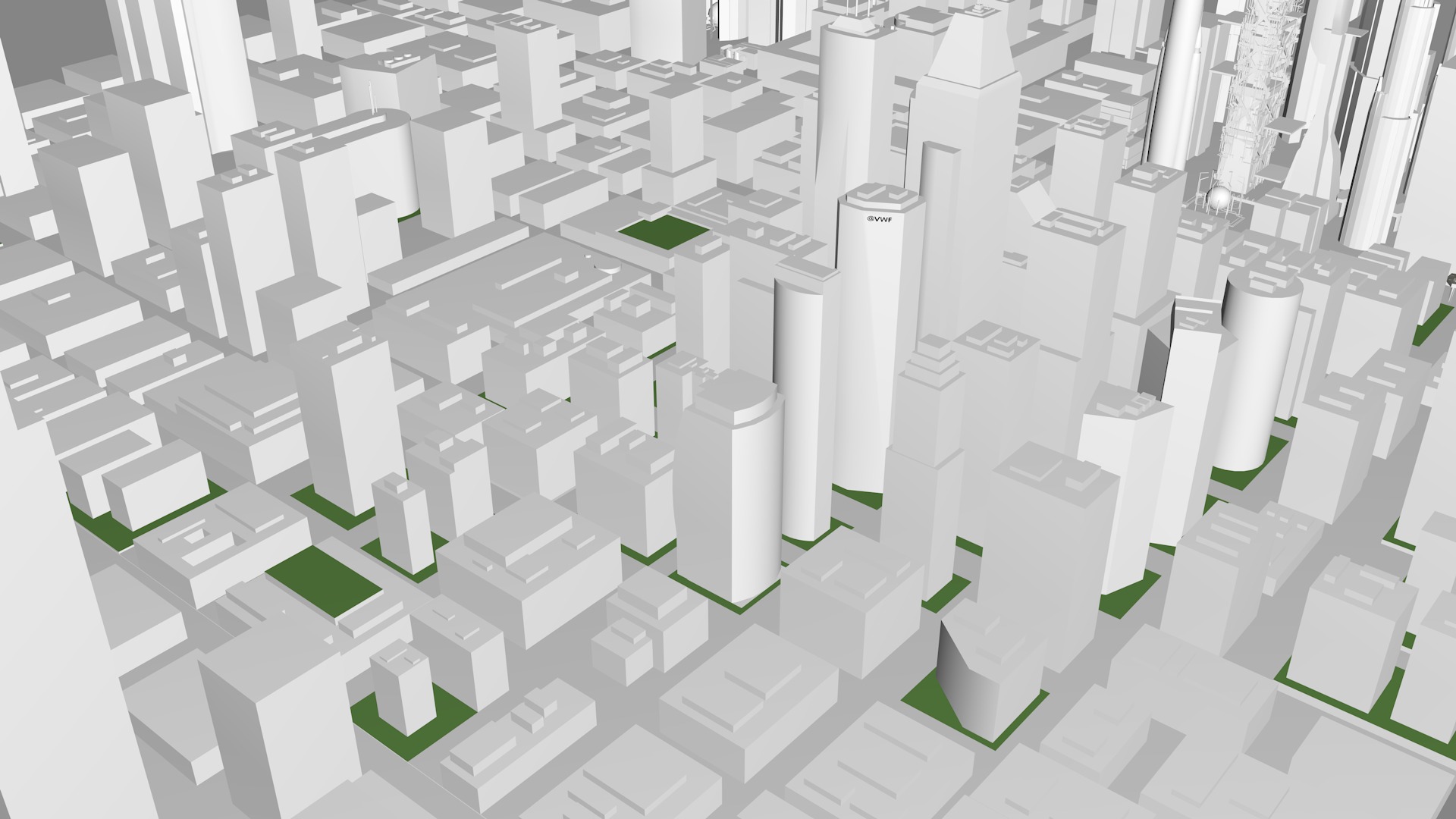 Buildings City building industrial park commercial housing 3D model_6
