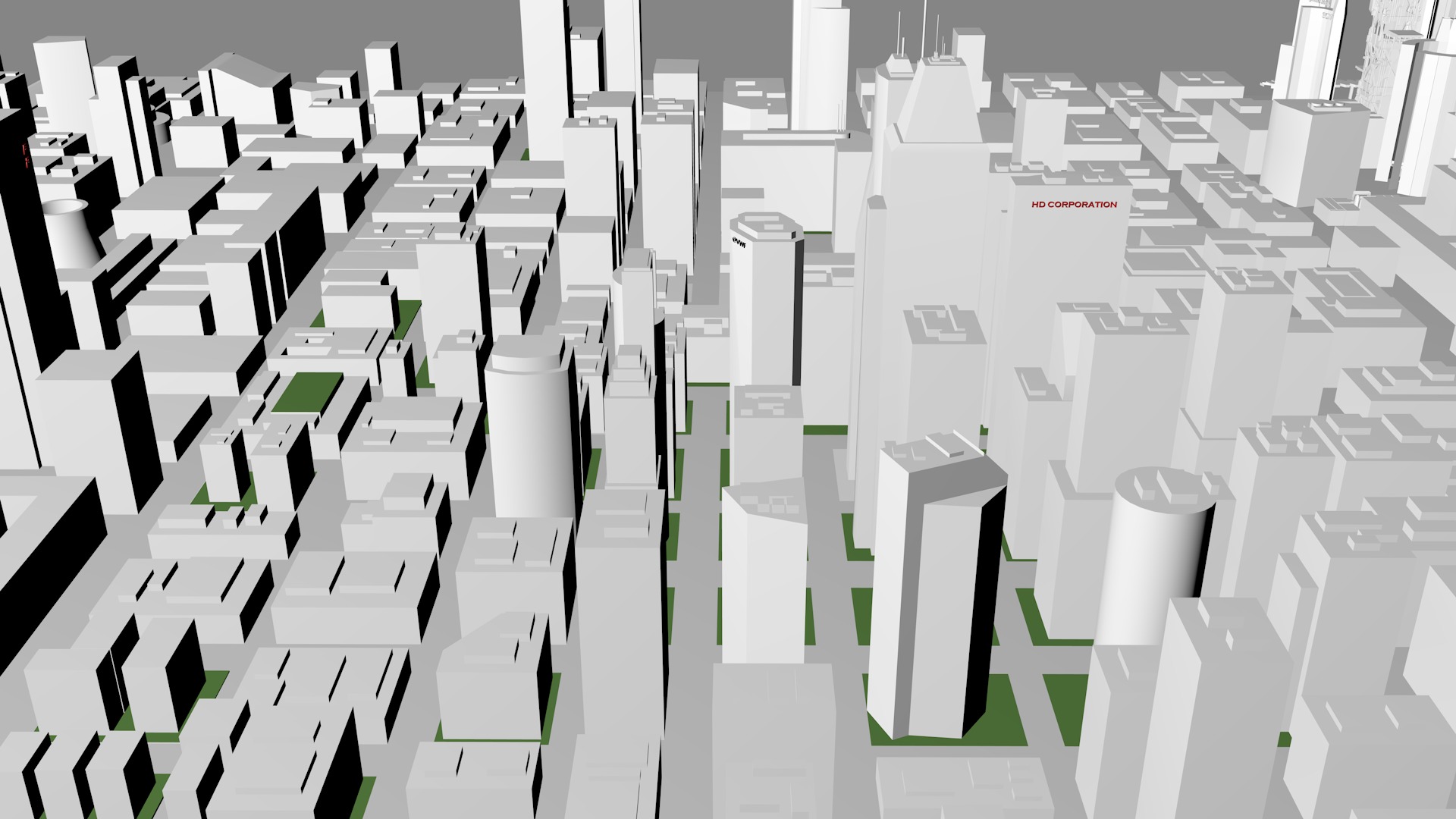 Buildings City building industrial park commercial housing 3D model_5