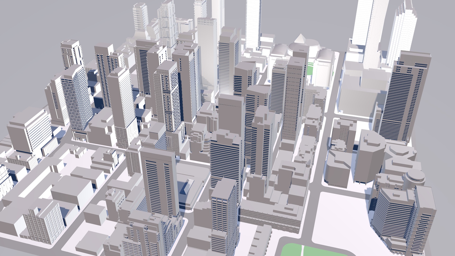 Buildings City building industrial park commercial housing 3D model_9