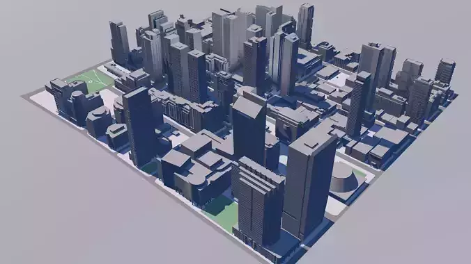 Buildings City building industrial park commercial housing