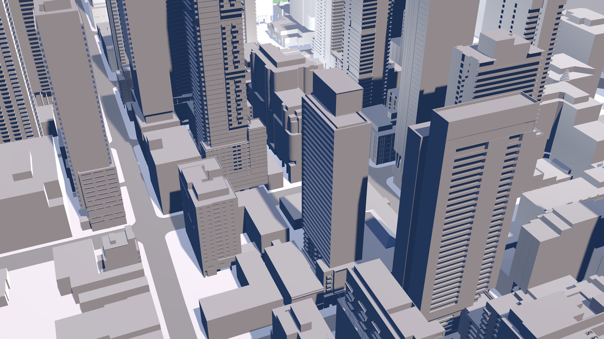 Buildings City building industrial park commercial housing 3D model_11