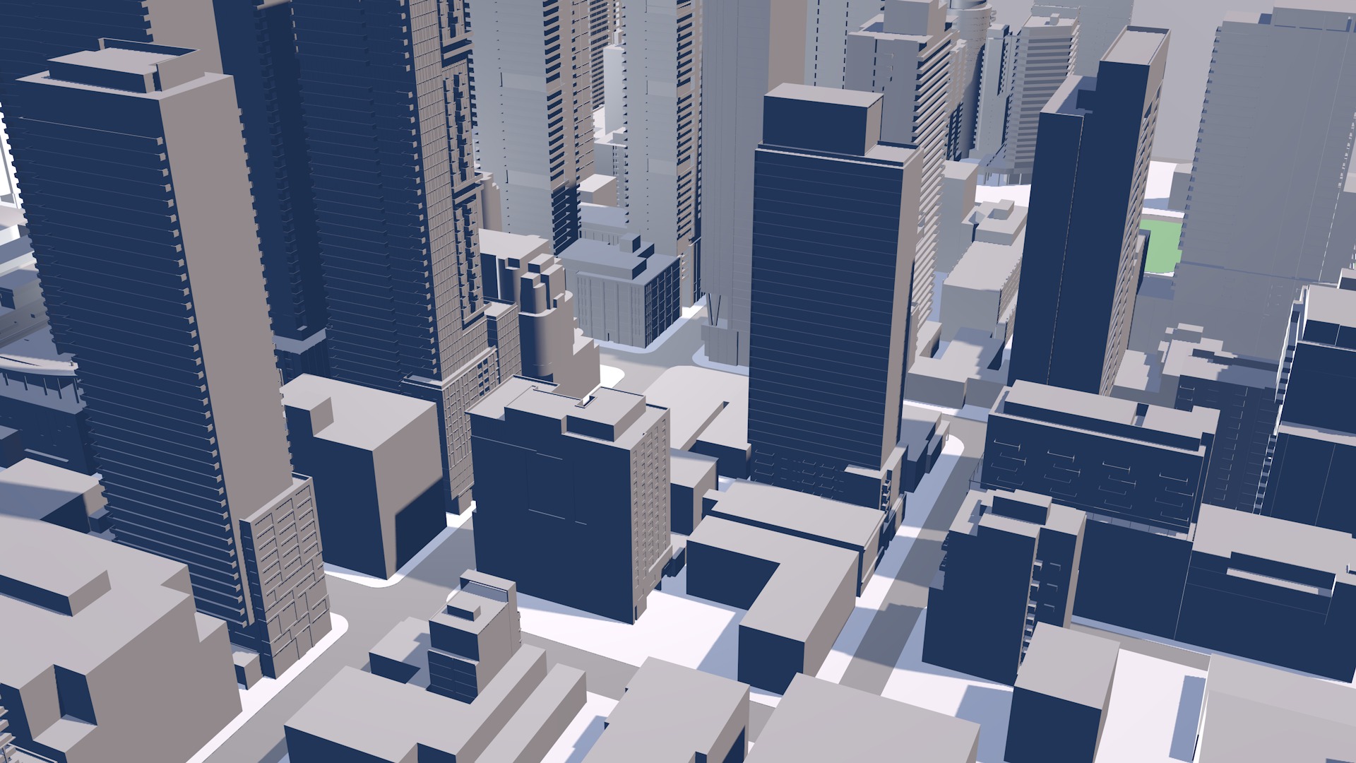 Buildings City building industrial park commercial housing 3D model_12