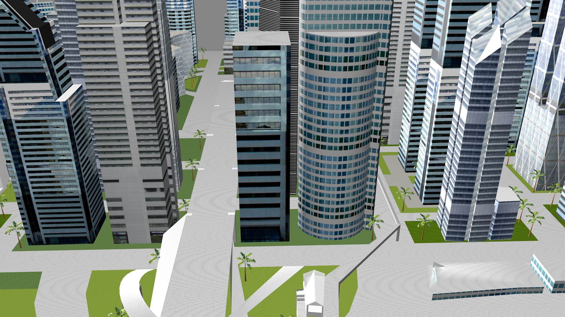 Buildings City building industrial park commercial housing 3D model_14