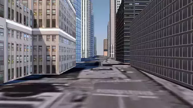 Modern urban high-rise buildings building ancillary buildings