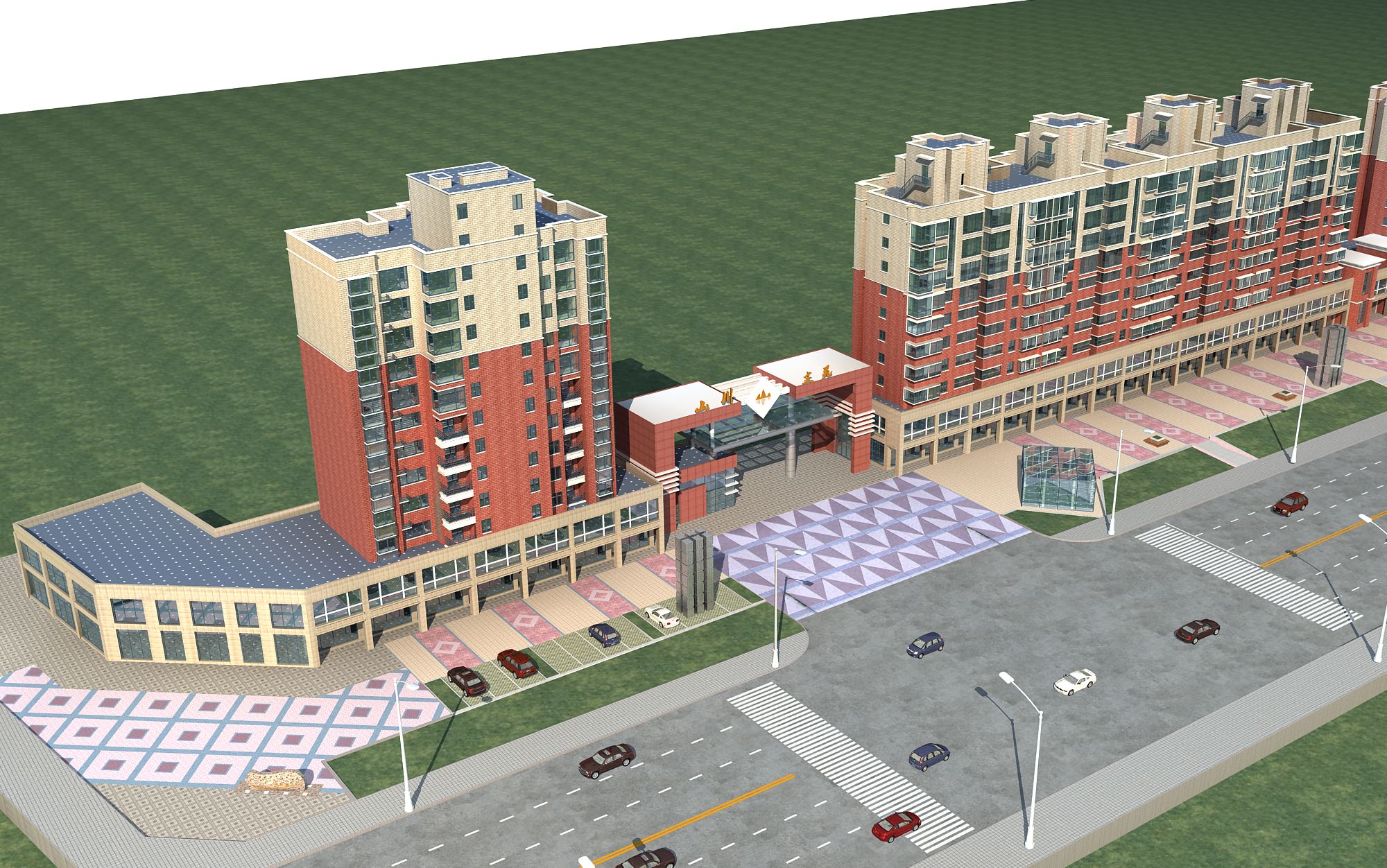 High-Rise Residential Building Collection 50 items Vol1  3D model_6