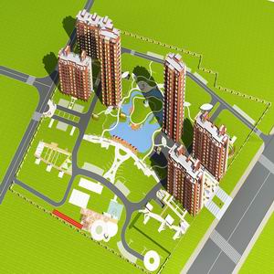 High-Rise Residential Building Collection 50 items Vol1  3D model_14