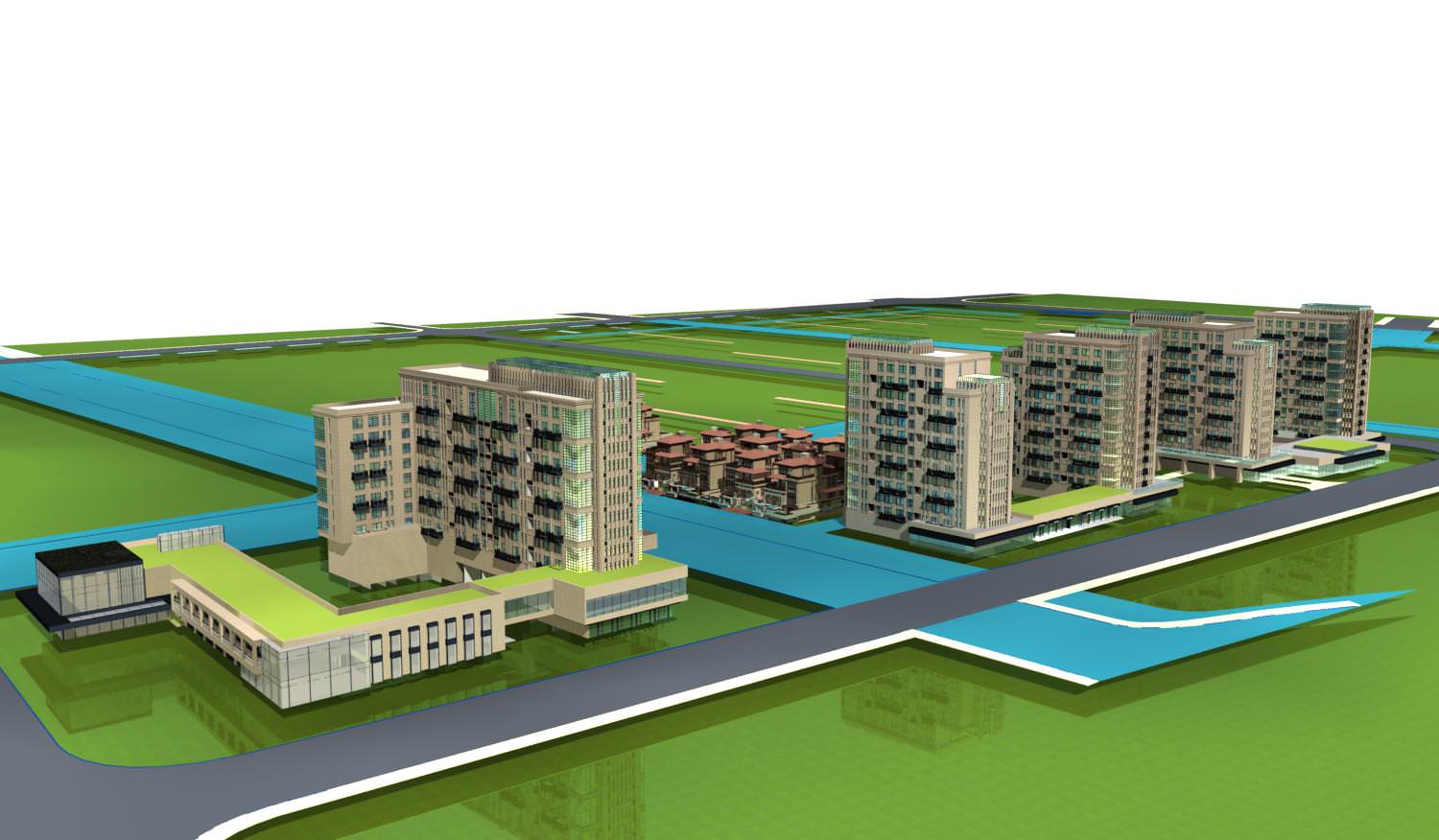 High-Rise Residential Building Collection 50 items Vol1  3D model_34
