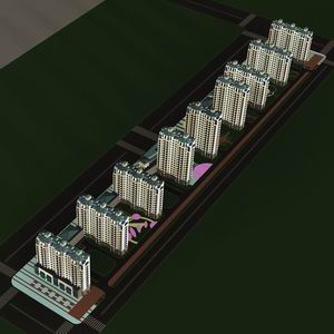 High-Rise Residential Building Collection 50 items Vol1  3D model_16