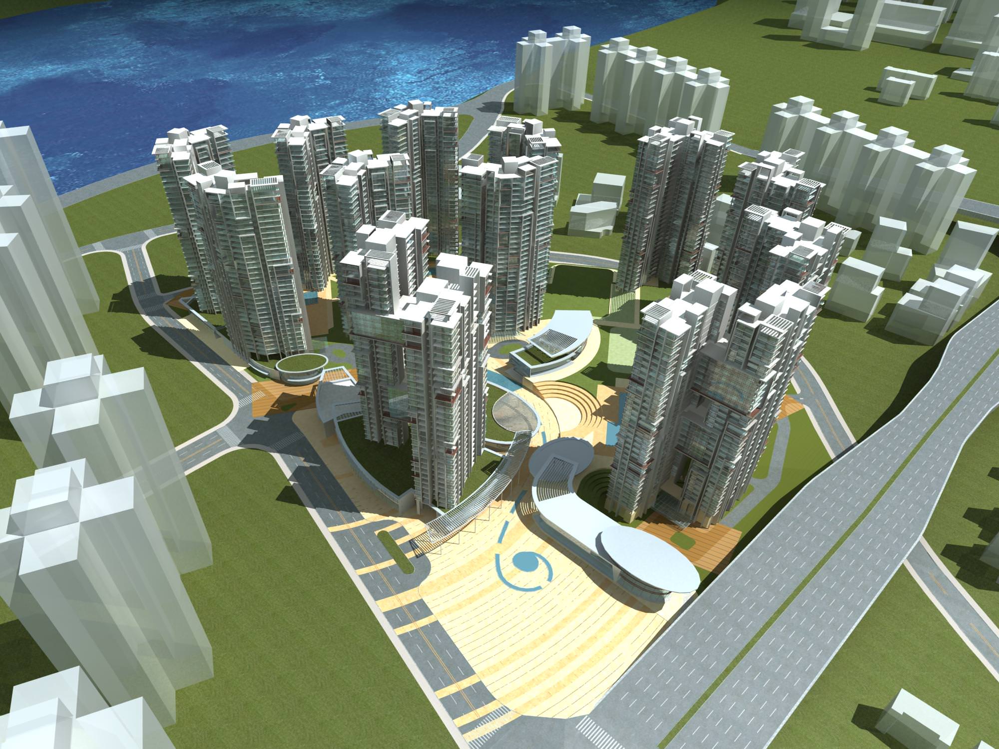 High-Rise Residential Building Collection 50 items Vol1  3D model_37