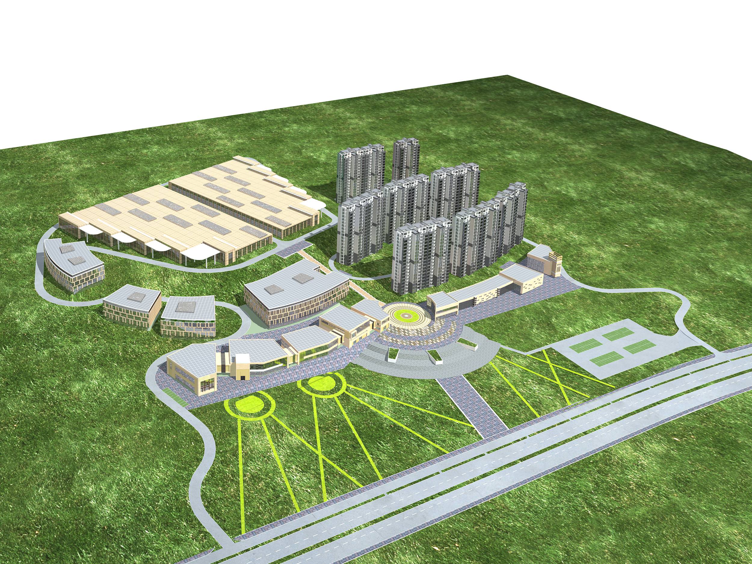 High-Rise Residential Building Collection 50 items Vol1  3D model_50
