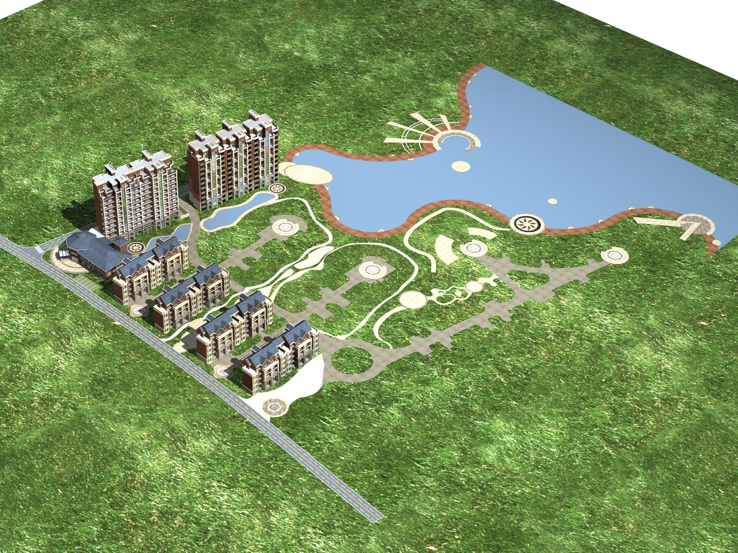 High-Rise Residential Building Collection 50 items Vol1  3D model_46
