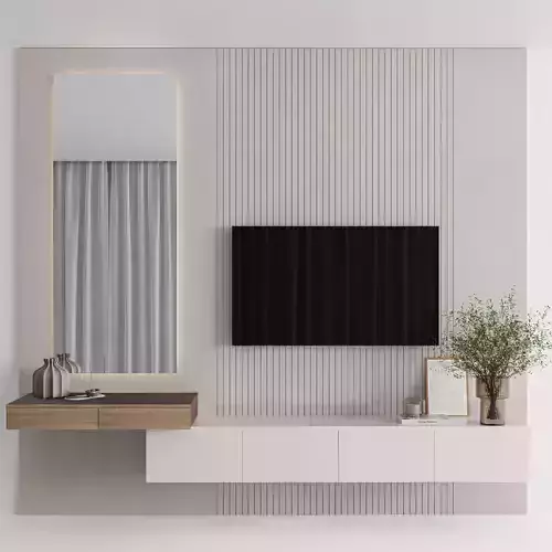Bedroom Furniture Composition 11 3D model