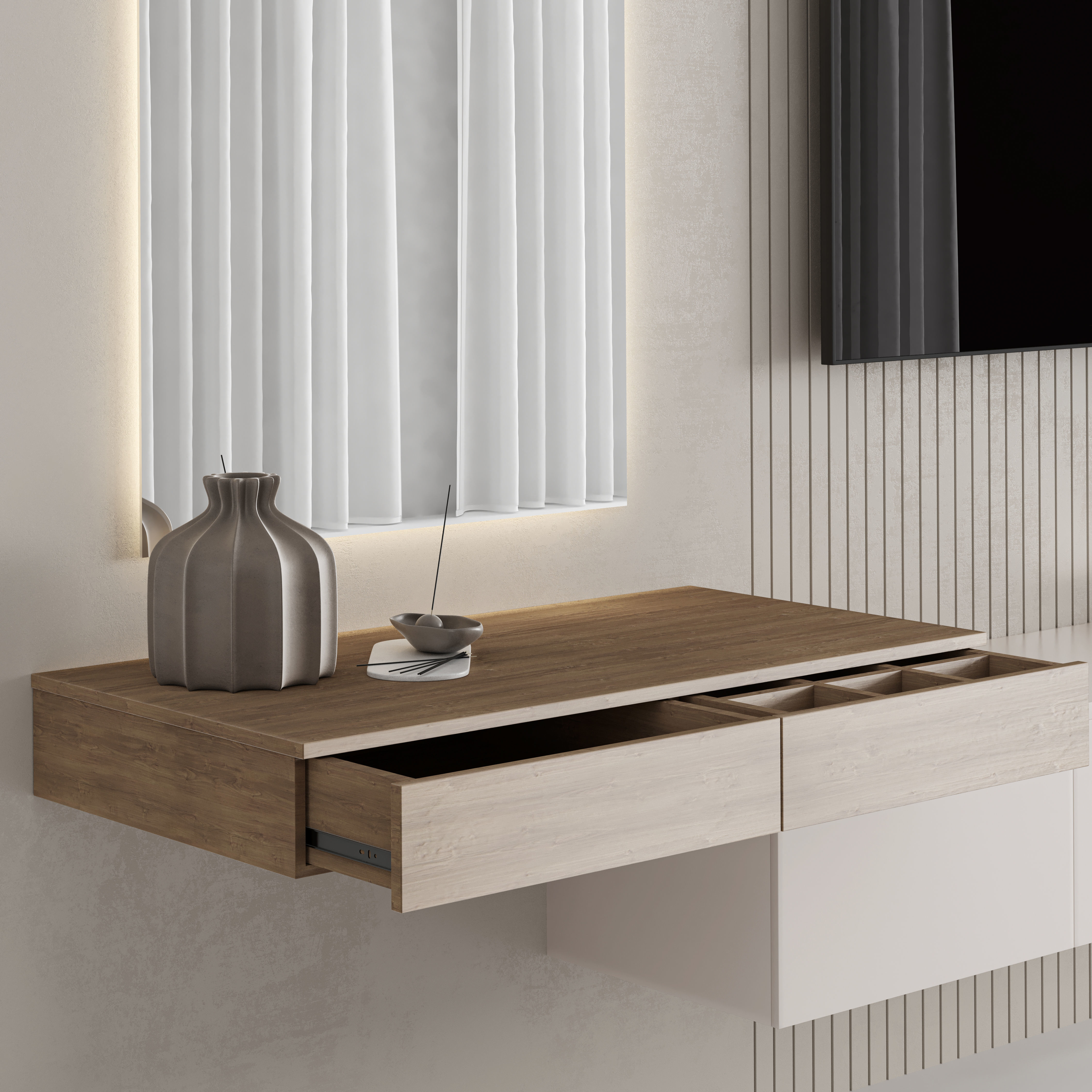 Bedroom Furniture Composition 11 3D model_5