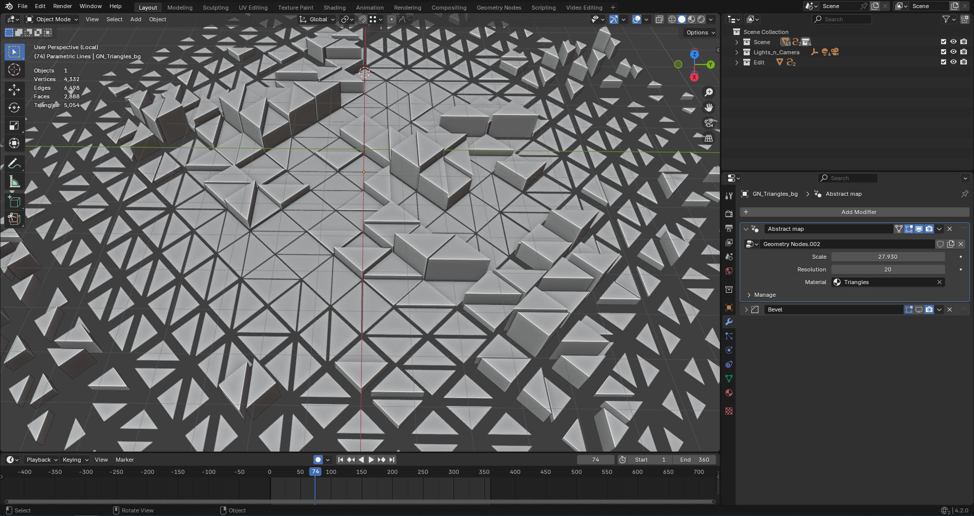 Breaking News Blender Template Scene 3D model_4
