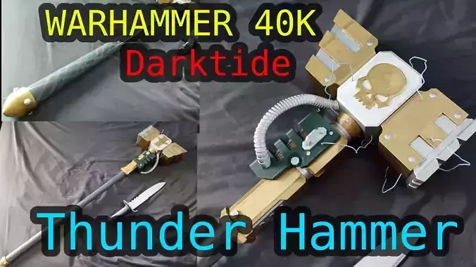 Crucis MkII Thunder Hammer Warhammer 40k Darktide