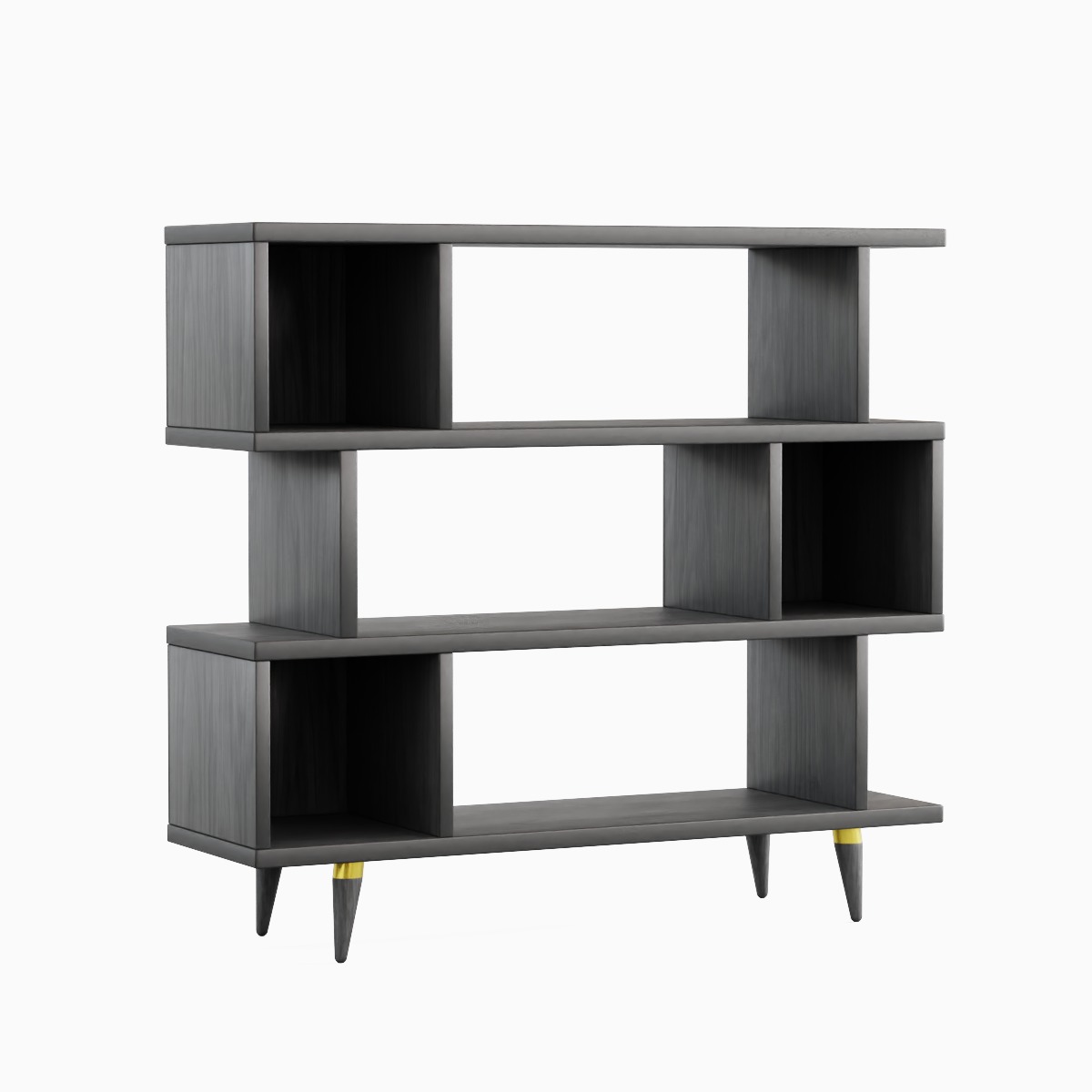 Modern Bookshelf 03  3D model_2