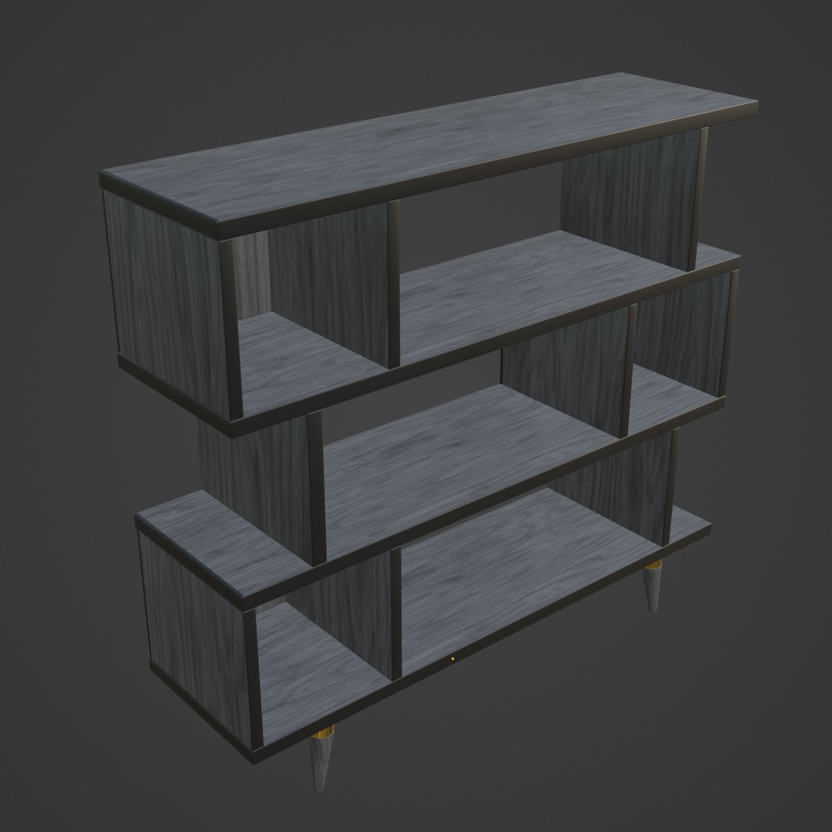 Modern Bookshelf 03  3D model_6
