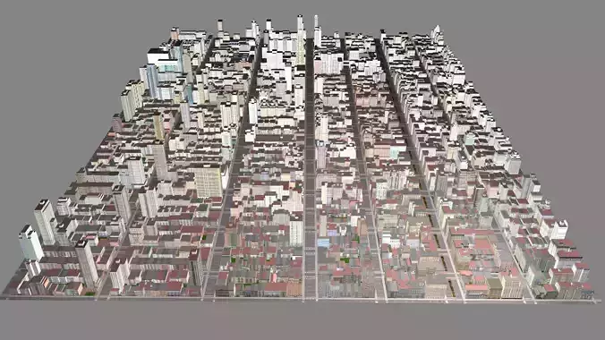 Modern urban highrise buildings building ancillary buildings