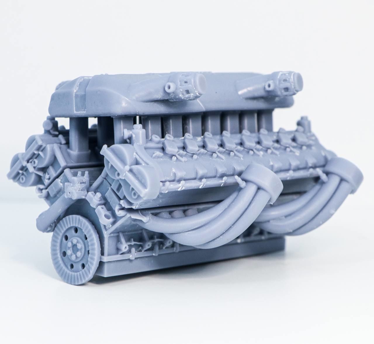 BUGATTI TOURBILLON ENGINE V16 3D print model_6