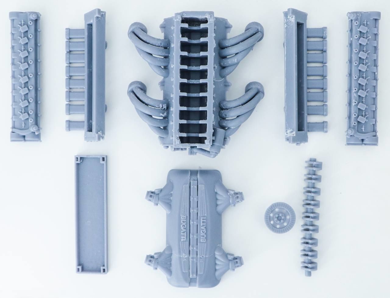 BUGATTI TOURBILLON ENGINE V16 3D print model_7