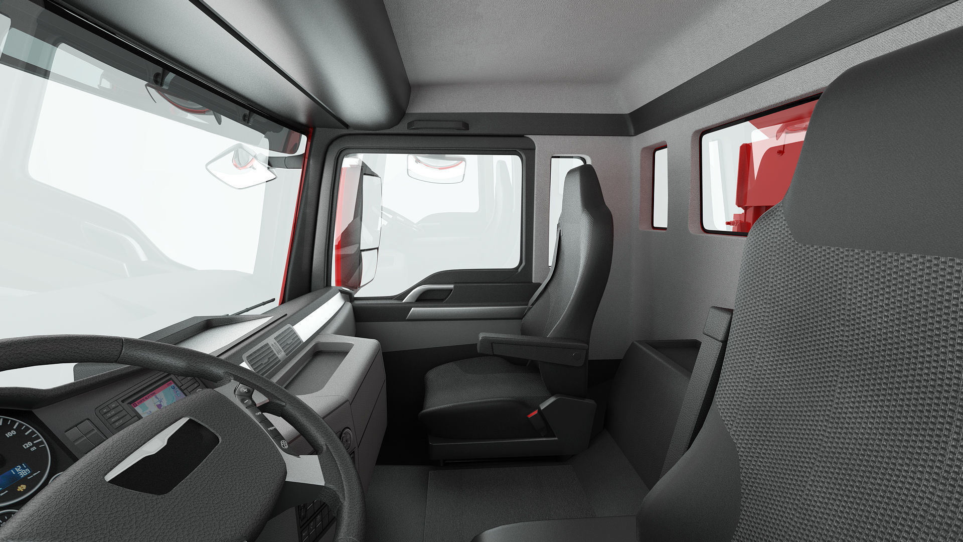 FIRE TRUCK 6X4 3D model_19