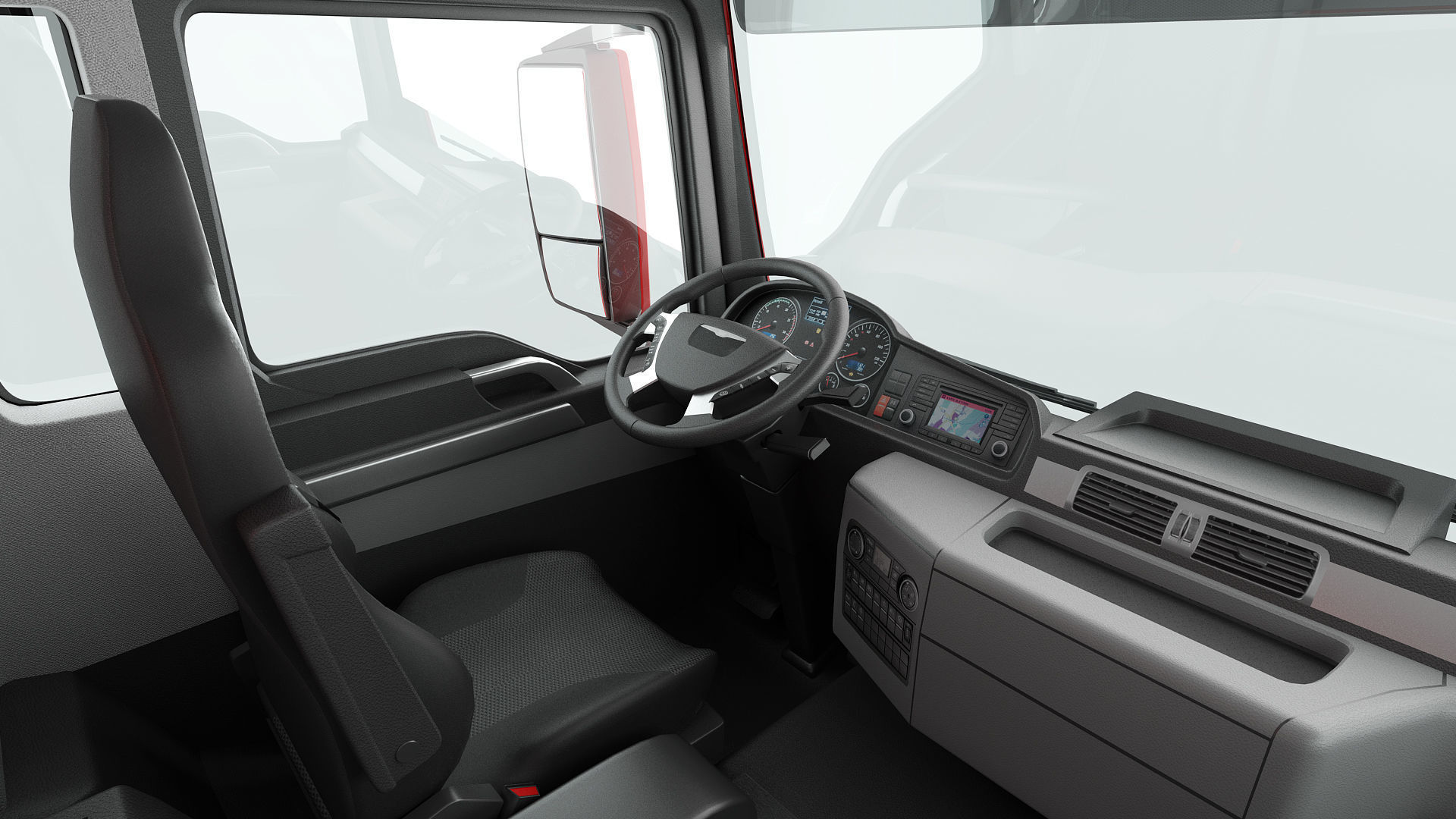 FIRE TRUCK 6X4 3D model_21