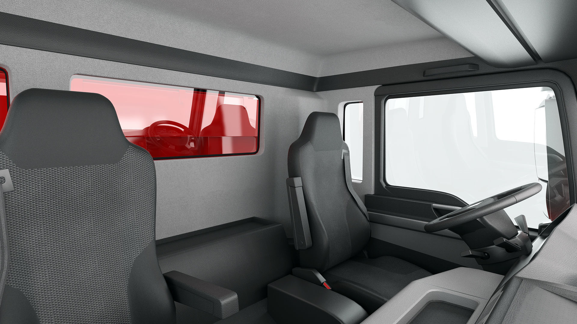 FIRE TRUCK 6X4 3D model_20