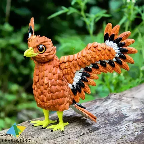 Flexy Hawk Print in place no supports