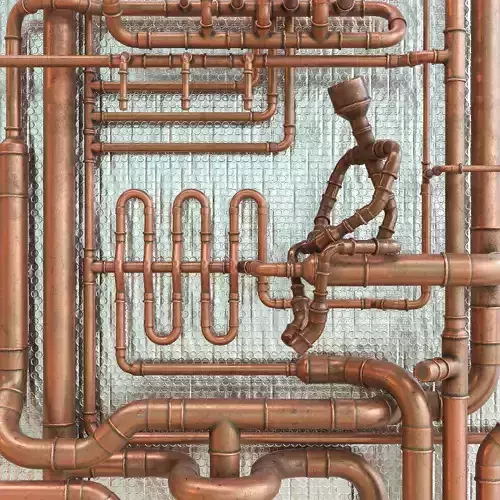 Copper pipes and fittings