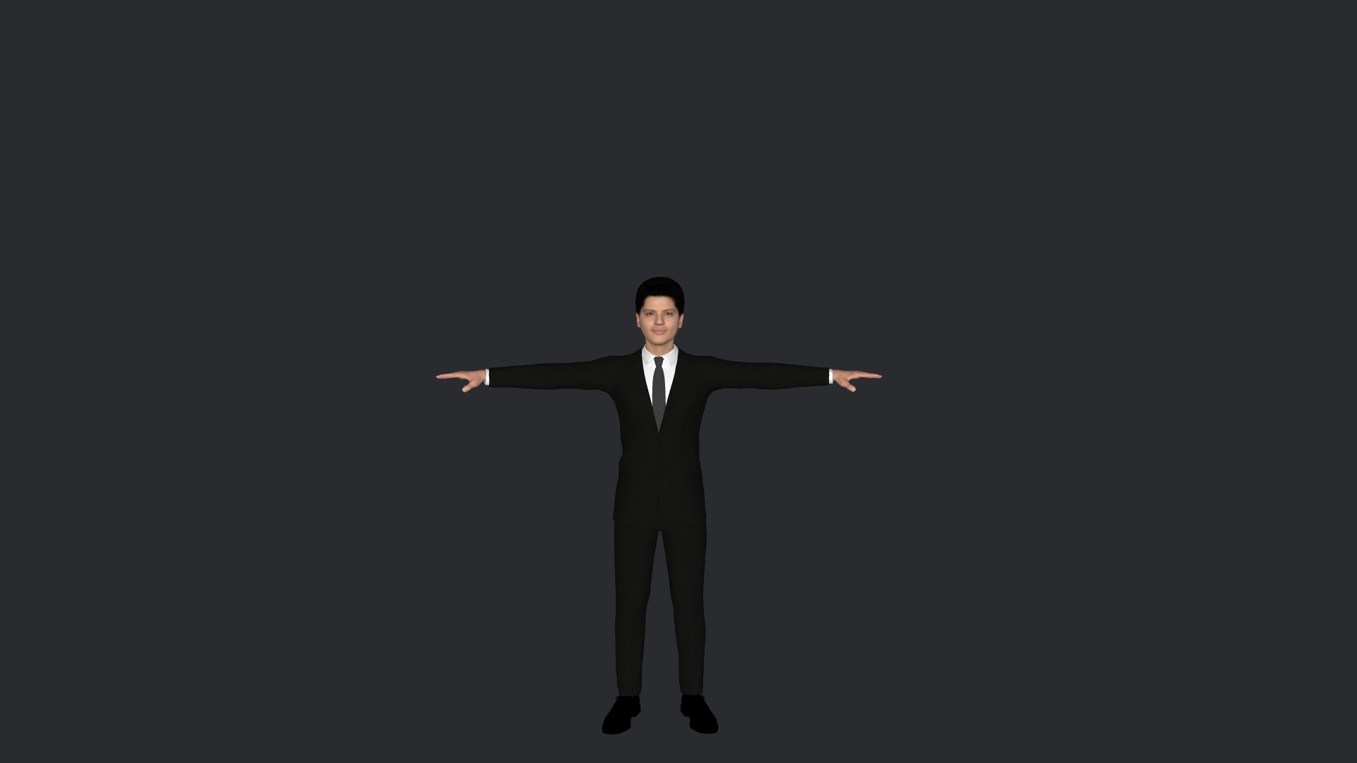Bruno mars  Hyper Realistic Full Body Fully Rigged 3D Character Low-poly 3D model_22