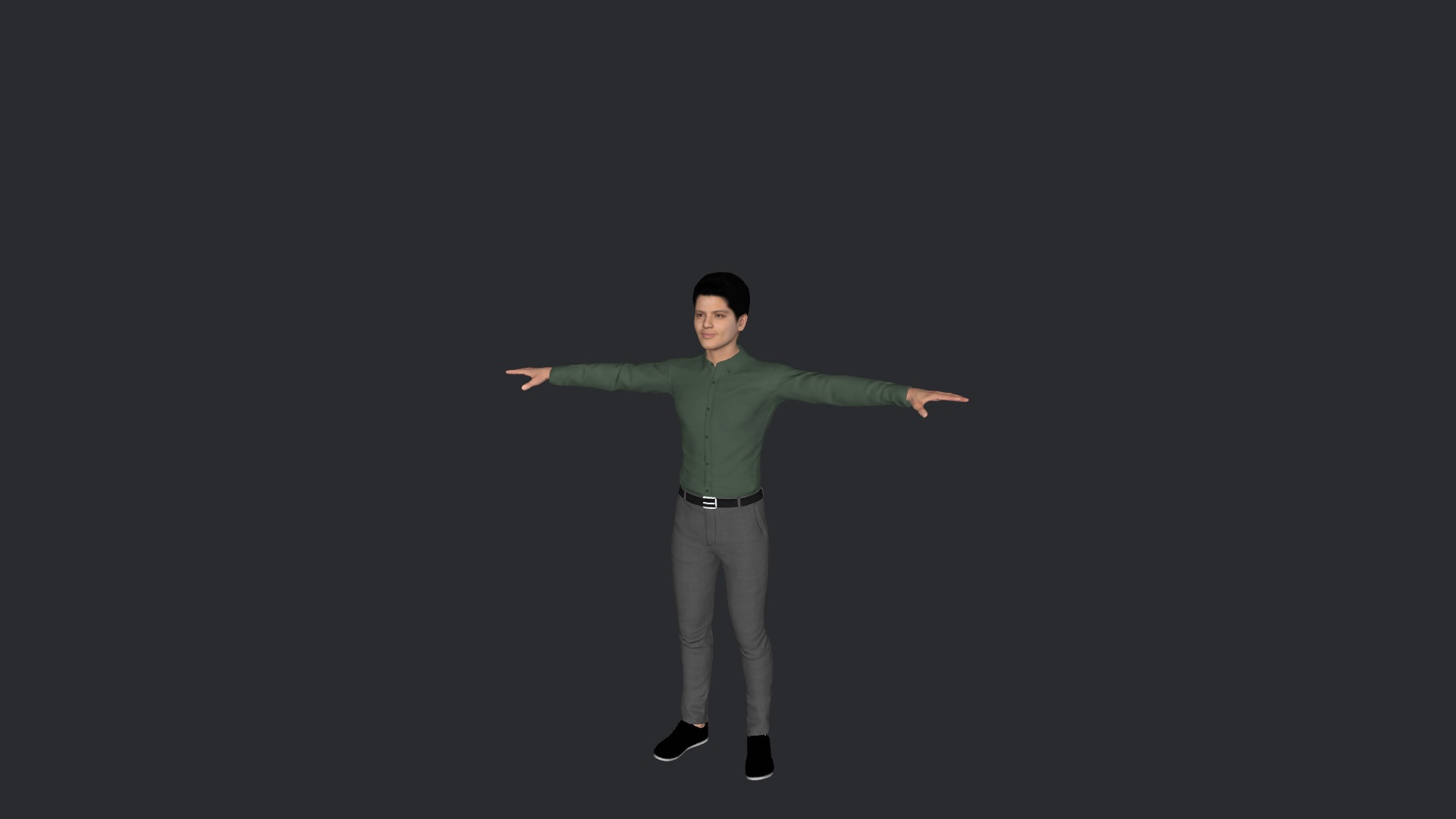 Bruno mars  Hyper Realistic Full Body Fully Rigged 3D Character Low-poly 3D model_7