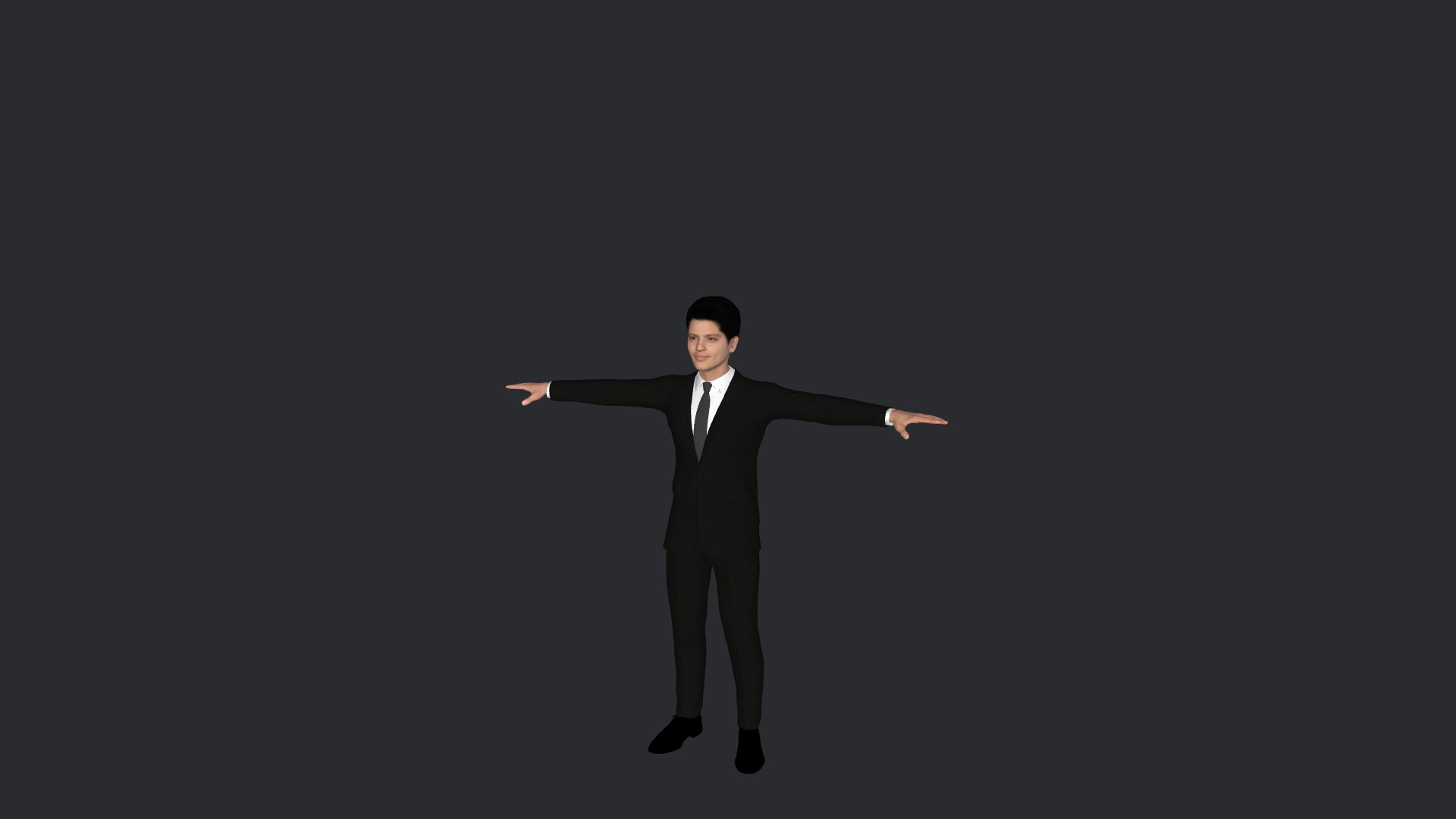 Bruno mars  Hyper Realistic Full Body Fully Rigged 3D Character Low-poly 3D model_18