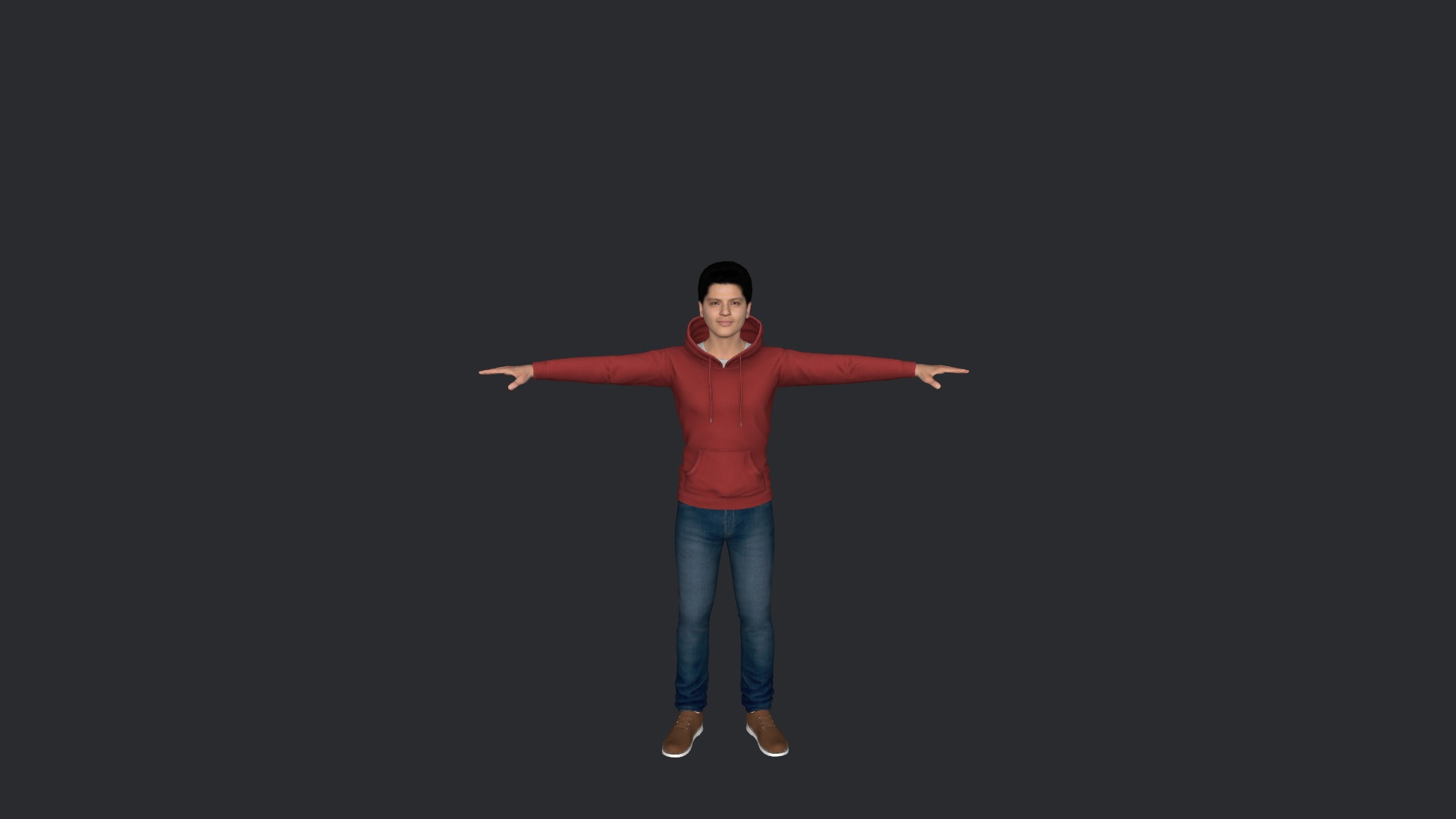 Bruno mars  Hyper Realistic Full Body Fully Rigged 3D Character Low-poly 3D model_20