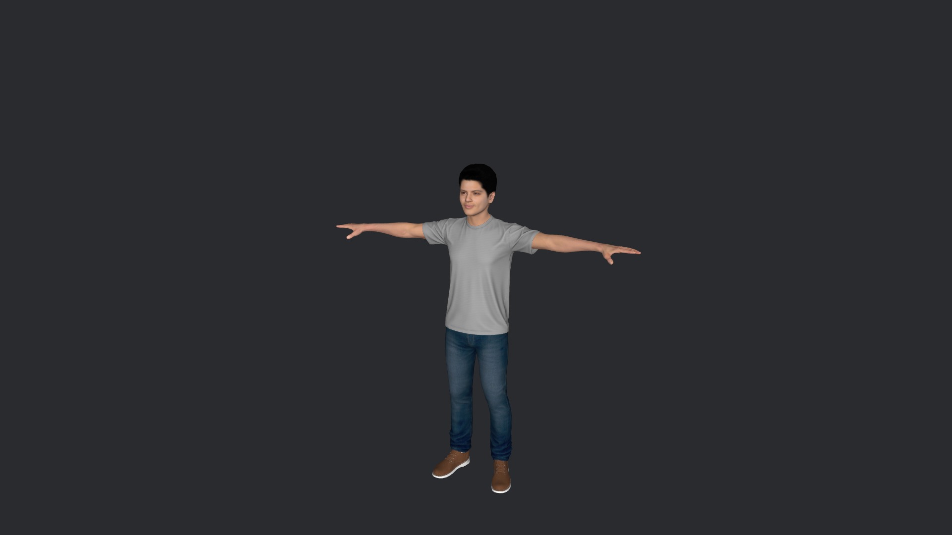 Bruno mars  Hyper Realistic Full Body Fully Rigged 3D Character Low-poly 3D model_13
