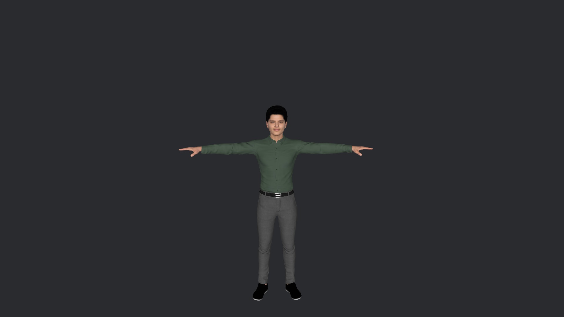 Bruno mars  Hyper Realistic Full Body Fully Rigged 3D Character Low-poly 3D model_15